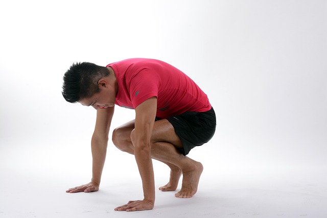 person performing push-up with straight body line and controlled tempo